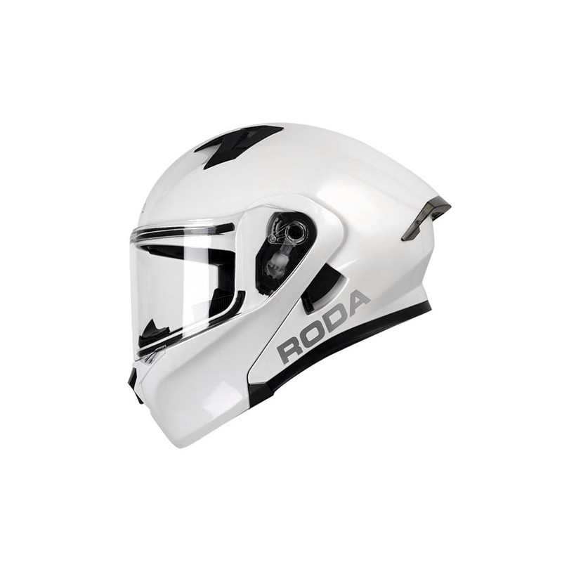 Casco para motociclista talla XL abatible Revenge negro Roda
