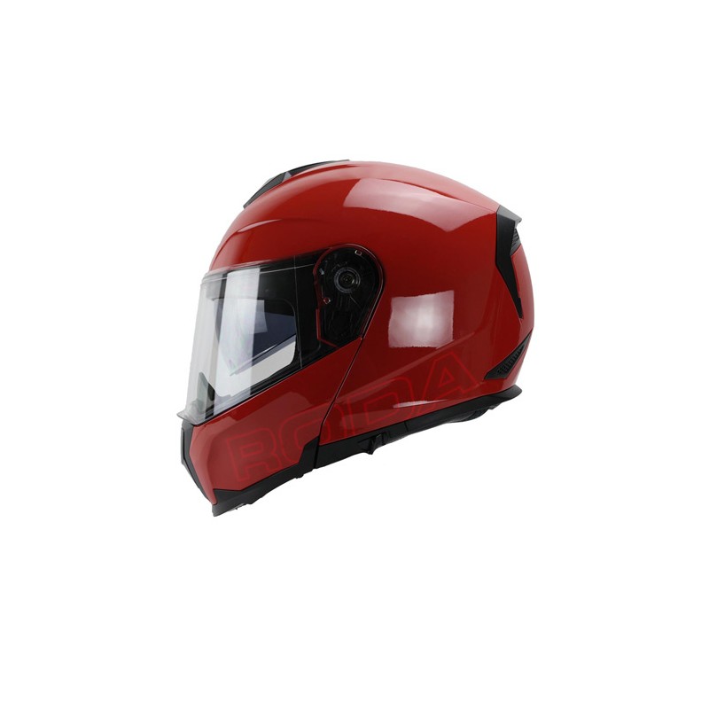 Casco para motociclista talla XL abatible Revenge rojo Roda