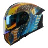 Casco para motociclista talla XL abatible Roda pilot naranja mate feather