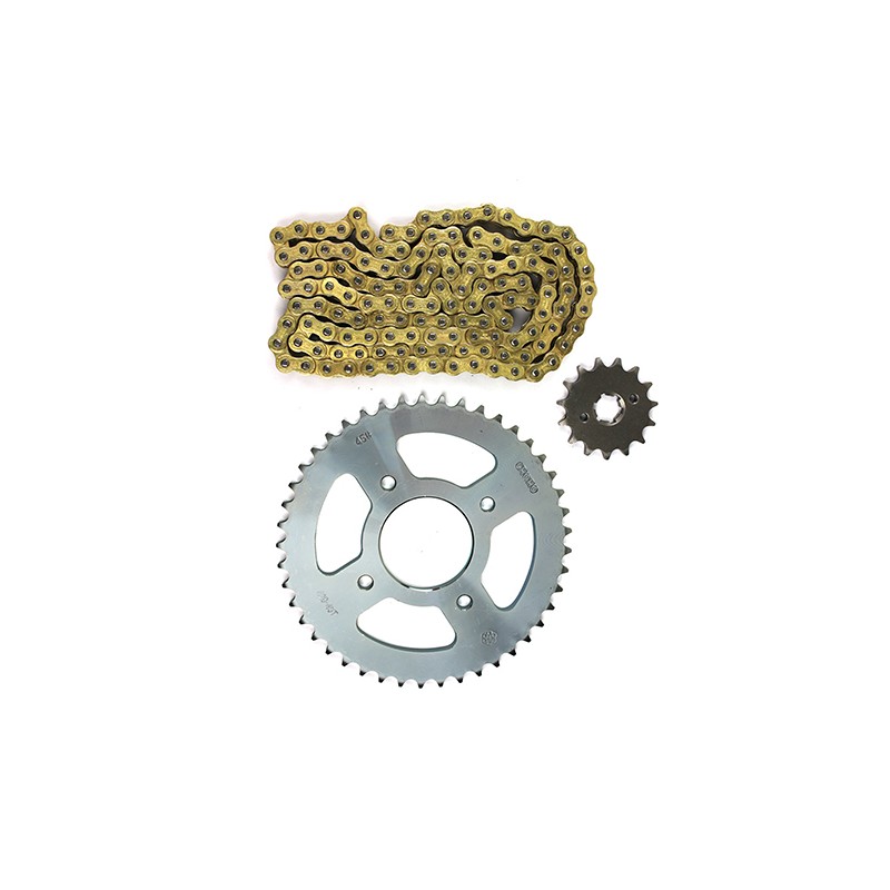 Kit de traccion para motocicleta GIXXER 155 45T - 15T 428 X 132 Roda