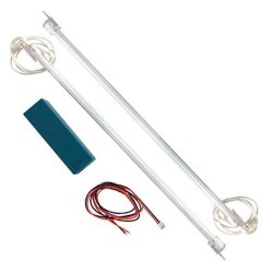 Lampara neon azul para motocicleta 11 pulgadas