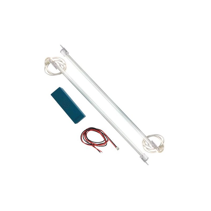 Lampara neon rojo para motocicleta 11 pulgadas