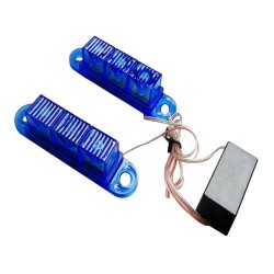 Luz estrobo para motocicleta azul