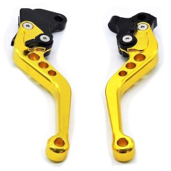 Manija freno clutch FZ16 amarillo CNC