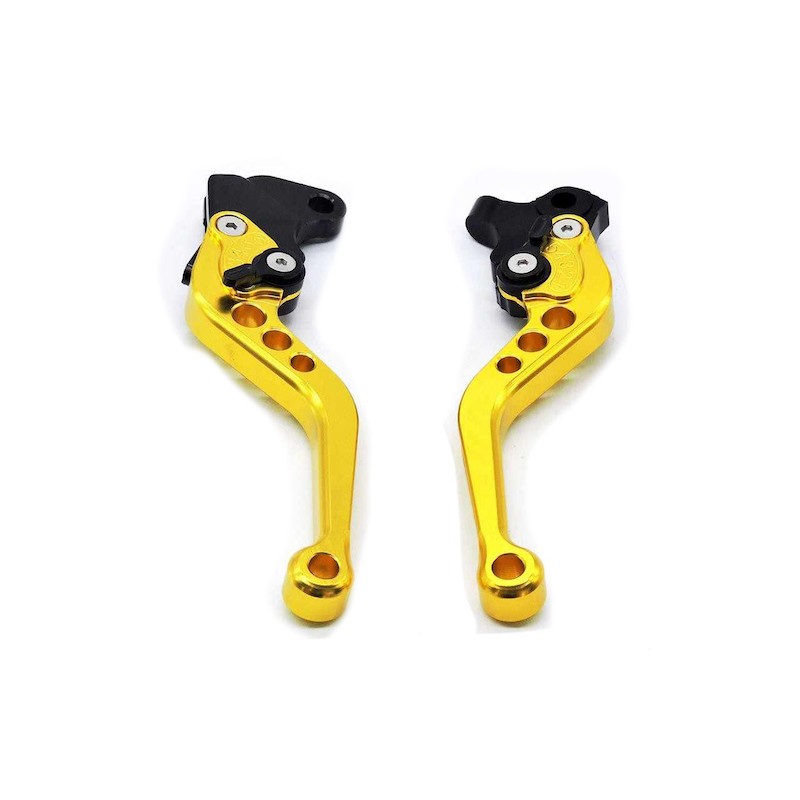 Manija freno clutch FZ16 amarillo CNC