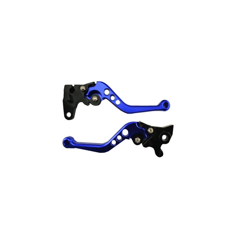 Manija freno clutch FZ16 azul CNC