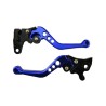 Manija freno clutch FZ16 azul CNC
