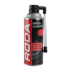 Reparador de pinchazos inflallantas portatil con sellador Roda