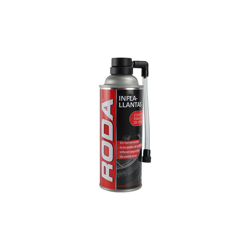 Reparador de pinchazos inflallantas portatil con sellador Roda