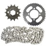 Kit engranes y Cadena para motocicleta EN 125 HU Sayto