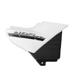 Tapa lateral derecha para motocicleta blanca YBR125 - C
