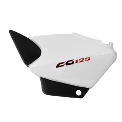 Tapa lateral izquierda para motocicleta blanca Cargo 125
