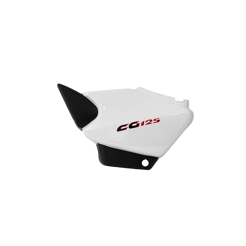 Tapa lateral izquierda para motocicleta blanca Cargo 125