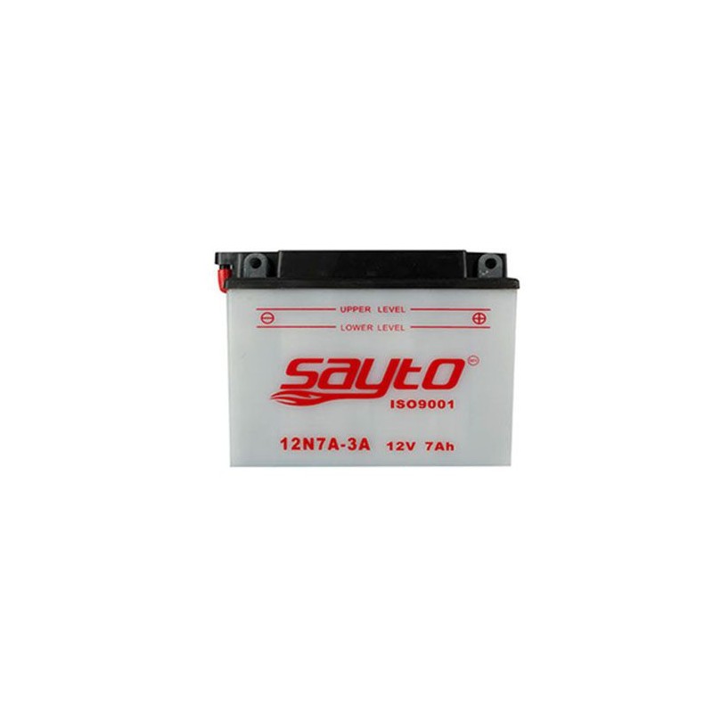 Bateria para motocicleta 12N7A-3A con acido Sayto