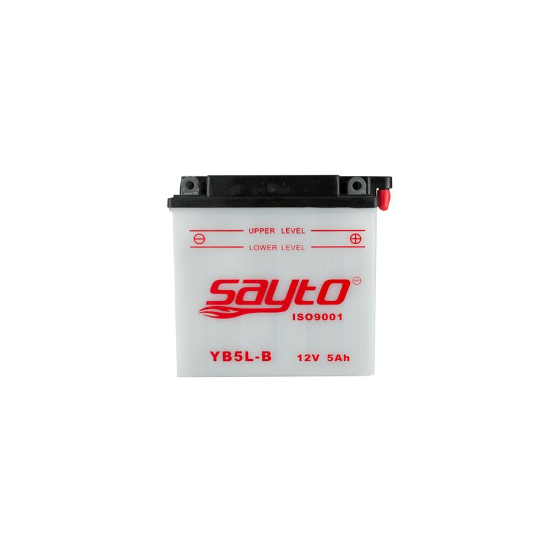 Bateria para motocicleta YB5L-B con acido Sayto