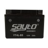 Bateria para motocicleta YT4L-BS con acido Sayto