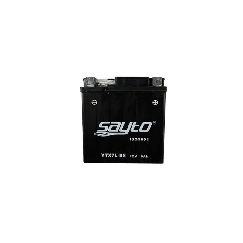 Bateria para motocicleta YTX7L-BS con acido Sayto