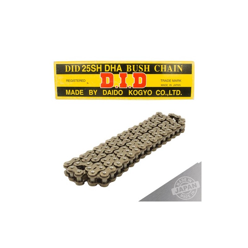 Cadena de distribucion para motocicleta 25SH DHA x 98 DID GN125 GS125