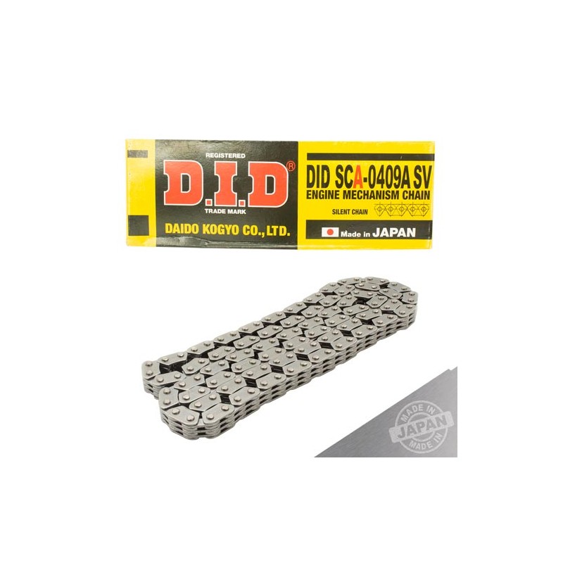 Cadena de distribucion para motocicleta SCA 0409A SV x 124L DID RM - Z450