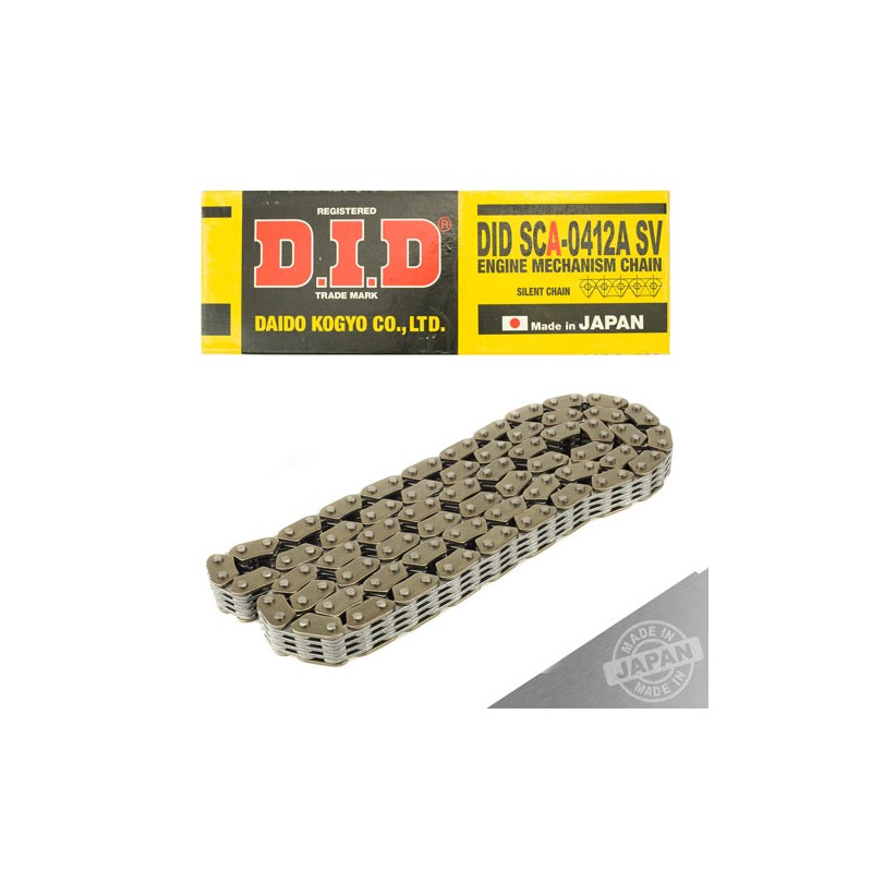 Cadena de distribucion para motocicleta SCA 0412A SV 5 PLACAS X 148 DID