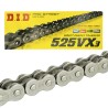 Cadena de transmision para motocicleta 525VX x 114L DID (X - Ring) (Japonesa)