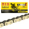 Cadena para motocicleta 520 DZ2 x 116 DID dorada Especial Motocross