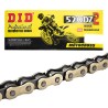 Cadena para motocicleta 520 DZ2 x 120 DID dorada Especial Motocross