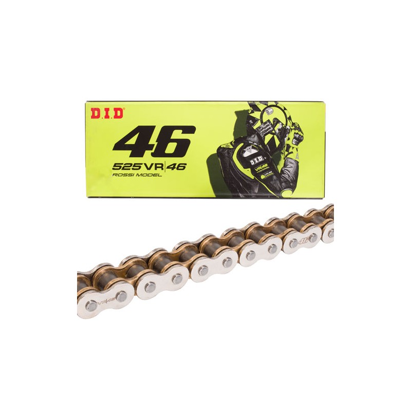 Cadena para motocicleta 525VR46 X 130 (ZJ) DID