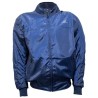 Chamarra para motociclista Bomber talla M azul Hebotech