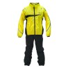Impermeable Talla G negro con gris y amarillo neon (2pz) Hebotech