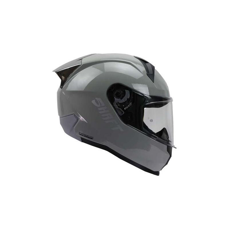 Casco para motociclista talla M cerrado Shaft sh560 evo gris