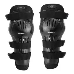 Rodillera negra articulada M Shaft para motociclista 307 - KP