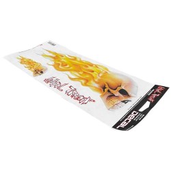Calcomania derecha tanque Flame Skull Lethal Threat