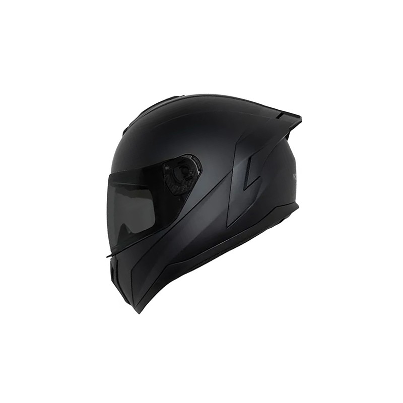 Casco para motociclista talla M integral Hebotech solido negro matte