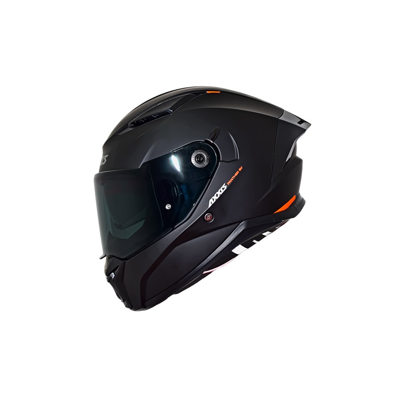 Casco para motociclista talla XXL integral Panther solid A1 negro matte Axxis