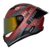 Cascos para motocicleta talla M cerrado Fenix ORK C5 rojo matte Axxis