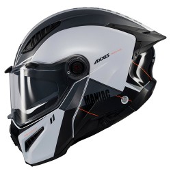 Cascos para motocicleta talla XL abatible Ghostfighter A2 titanium Axxis