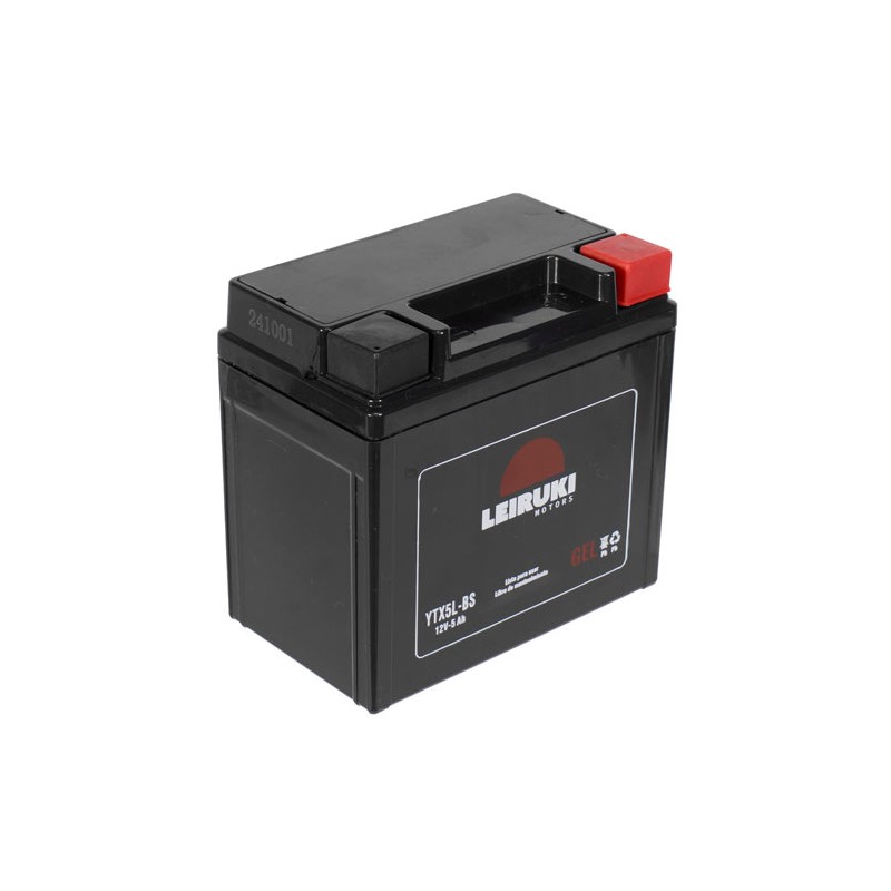 Bateria para motocicleta de gel YTX5L-BS Leiruki