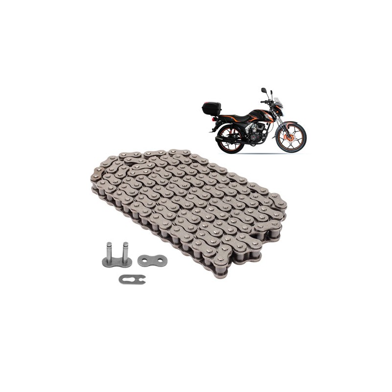 Cadena para motocicleta 428 H x 126L reforzada Leiruki