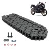 Cadena para motocicleta 428 HPO x 136L reforzada con O - ring profesional Leiruki