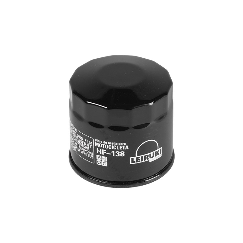 Filtro de Aceite para motocicleta HF - 138 GSXR 600 V STROM 650 Leiruki