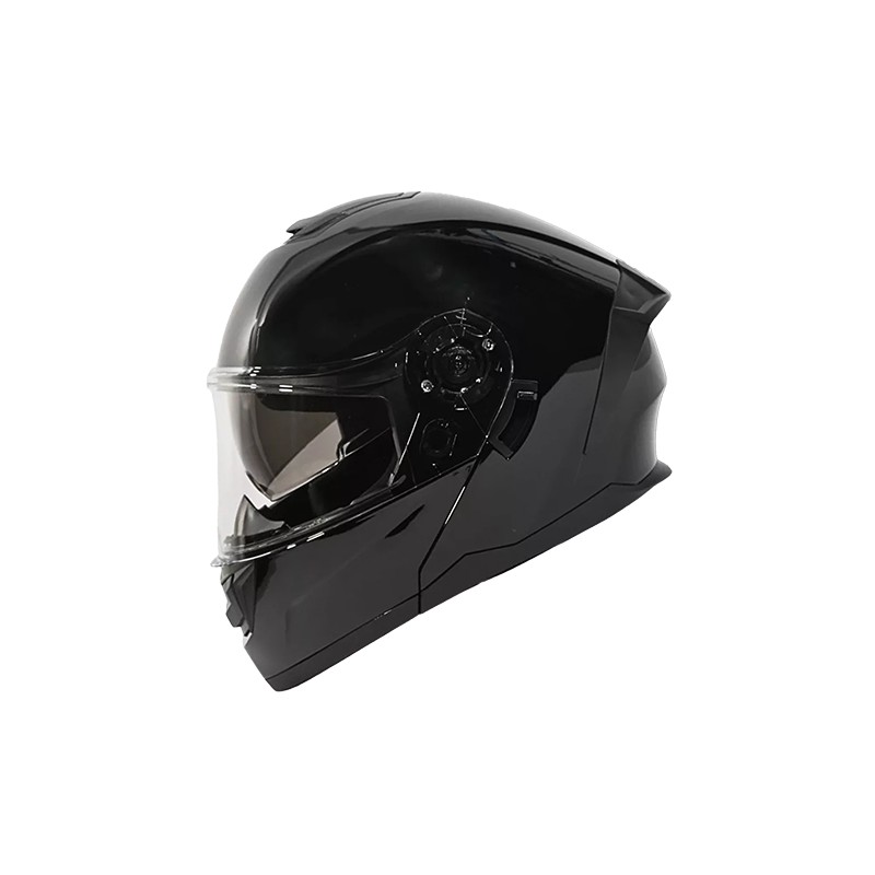 Casco para motociclista talla L abatible 2W Ghost negro