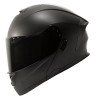 Casco para motociclista talla L abatible 2W Ghost negro matte