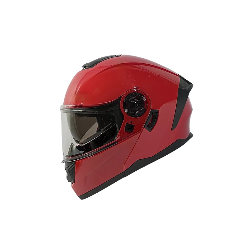 Casco para motociclista talla L abatible 2W Ghost rojo