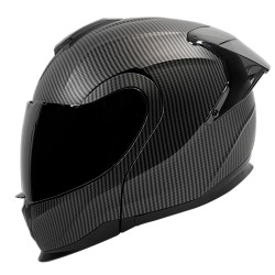 Casco para motociclista talla M abatible 2W Void carbon
